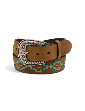 Ceintures Ariat Turquoise Diamond Embroidery Marron Femme | EPN-23934316