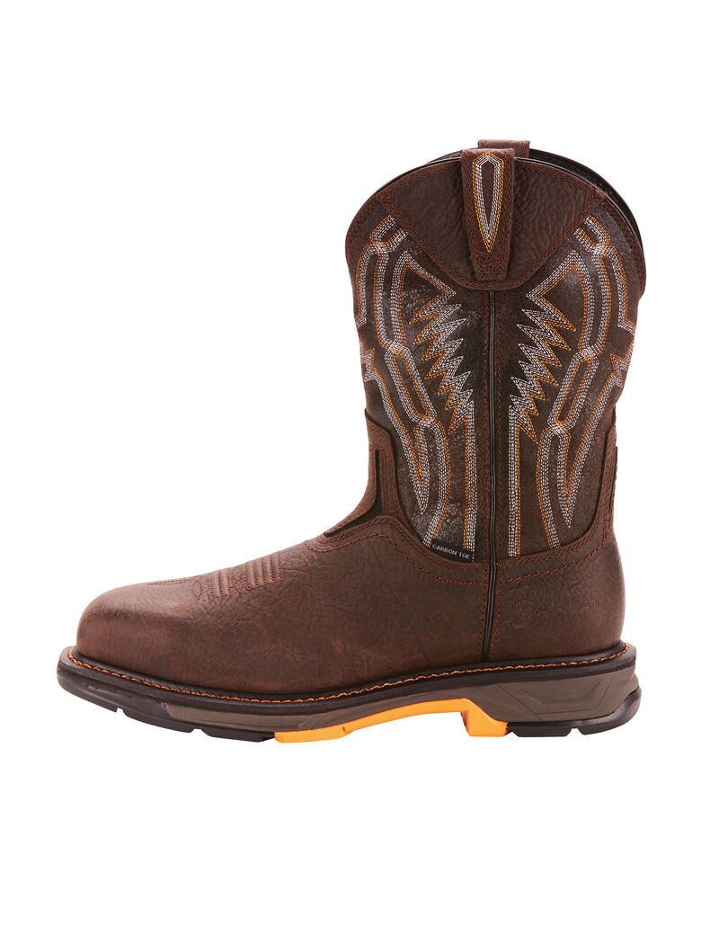 Bottes de Travail Ariat WorkHog XT Dare Carbon Embout Marron Homme | UCK-60664593