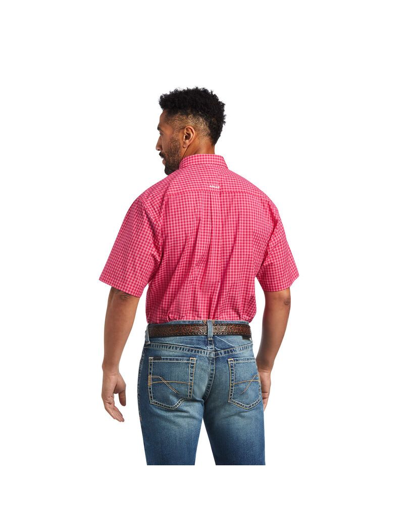 Chemises De Costume Ariat Pro Series Miles Classiche Fit Rose Clair Homme | ZWJ-41402169