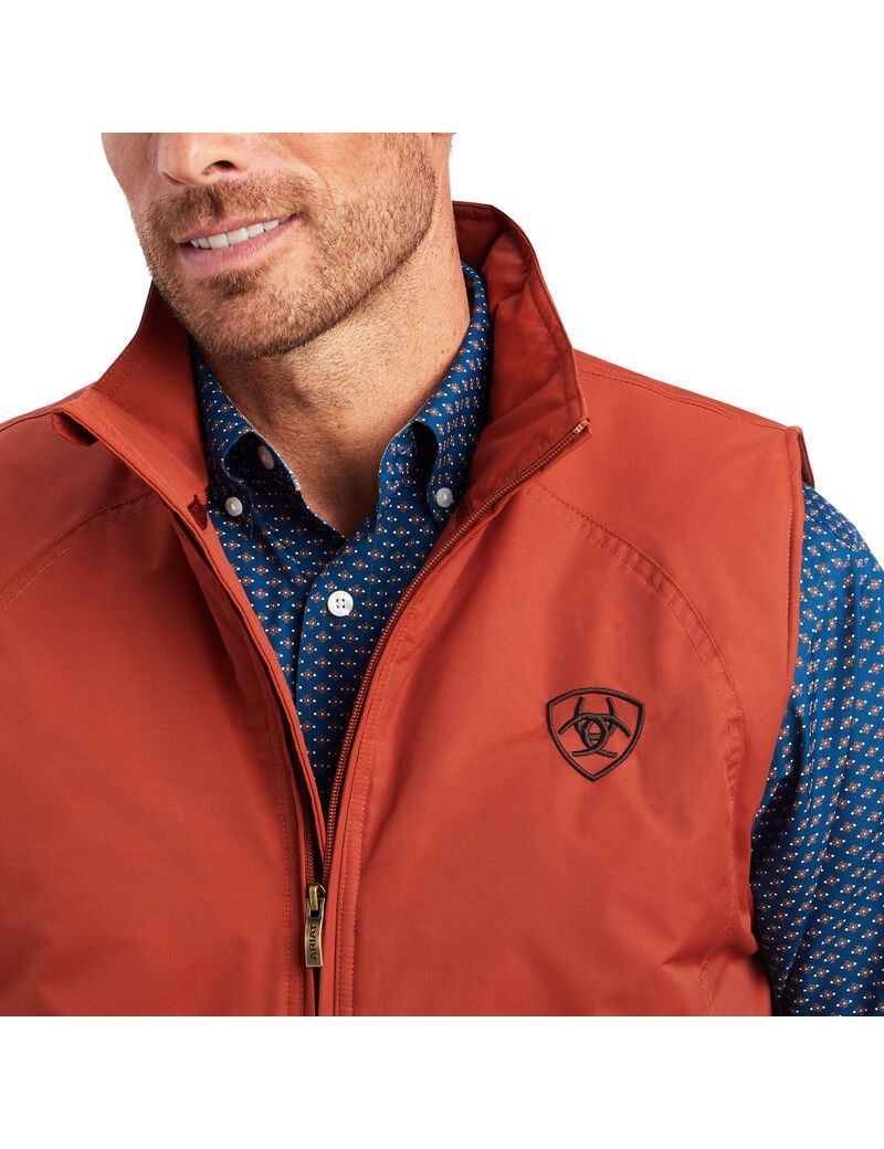 Gilet Ariat Team Logo Insulated Marron Homme | PCG-86444969