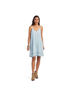 Peignoir Ariat Meadow Bleu Clair Femme | MKO-99773015