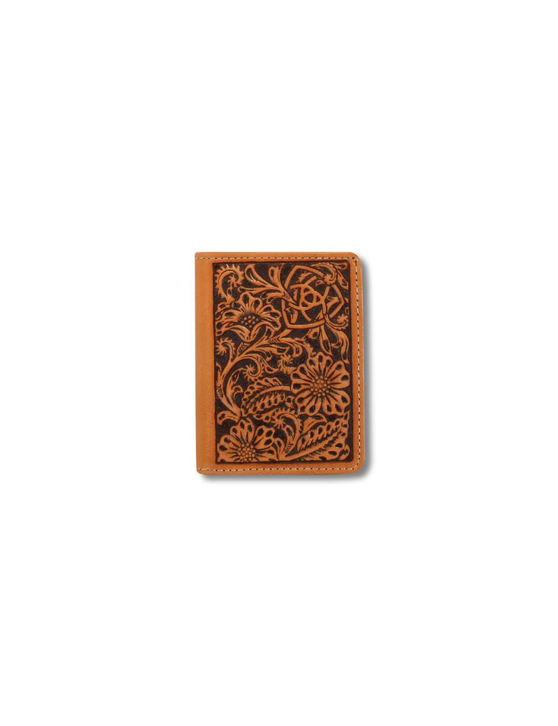 Portefeuilles Ariat Floral embossed bifold Marron Homme | VZC-83884257