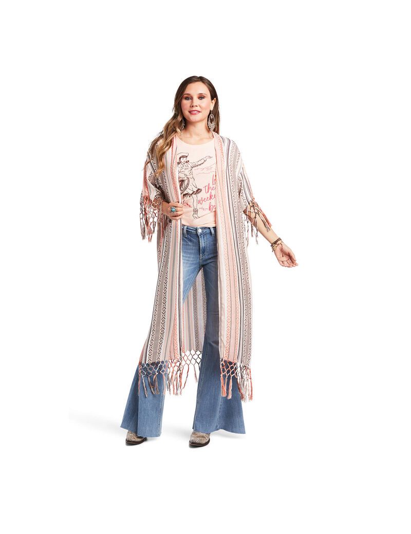 Hauts Ariat Sunset Kimono Wrap Multicolore Femme | GSE-16743770