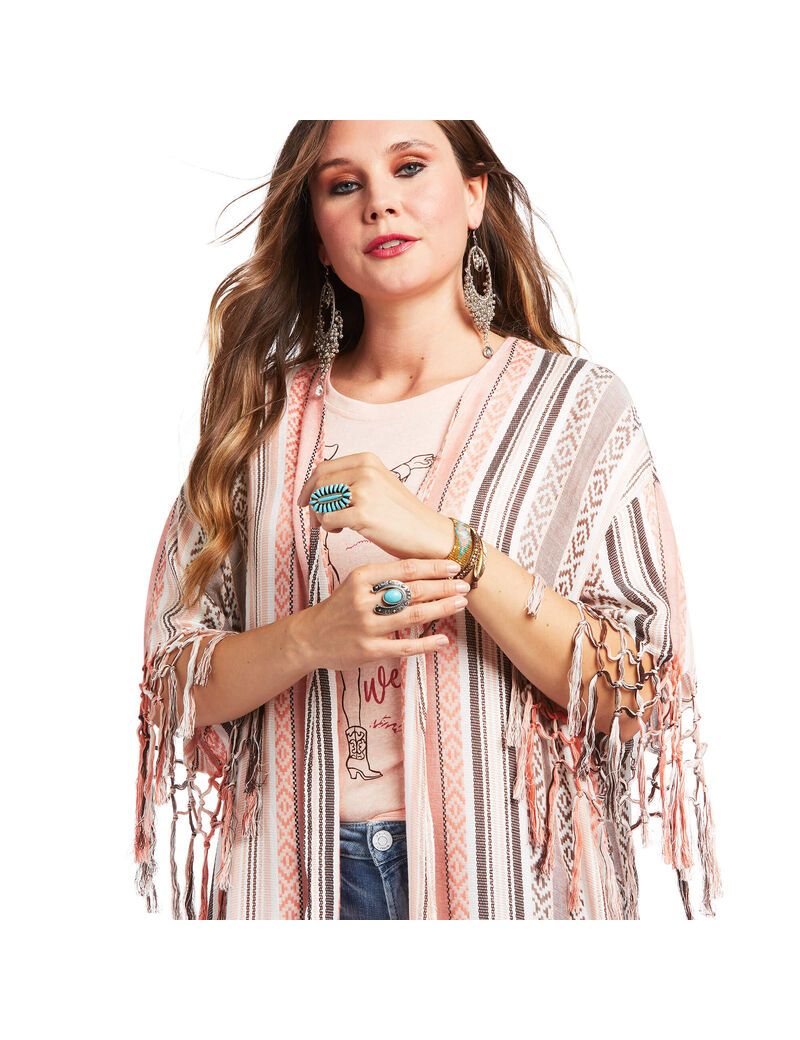 Hauts Ariat Sunset Kimono Wrap Multicolore Femme | GSE-16743770