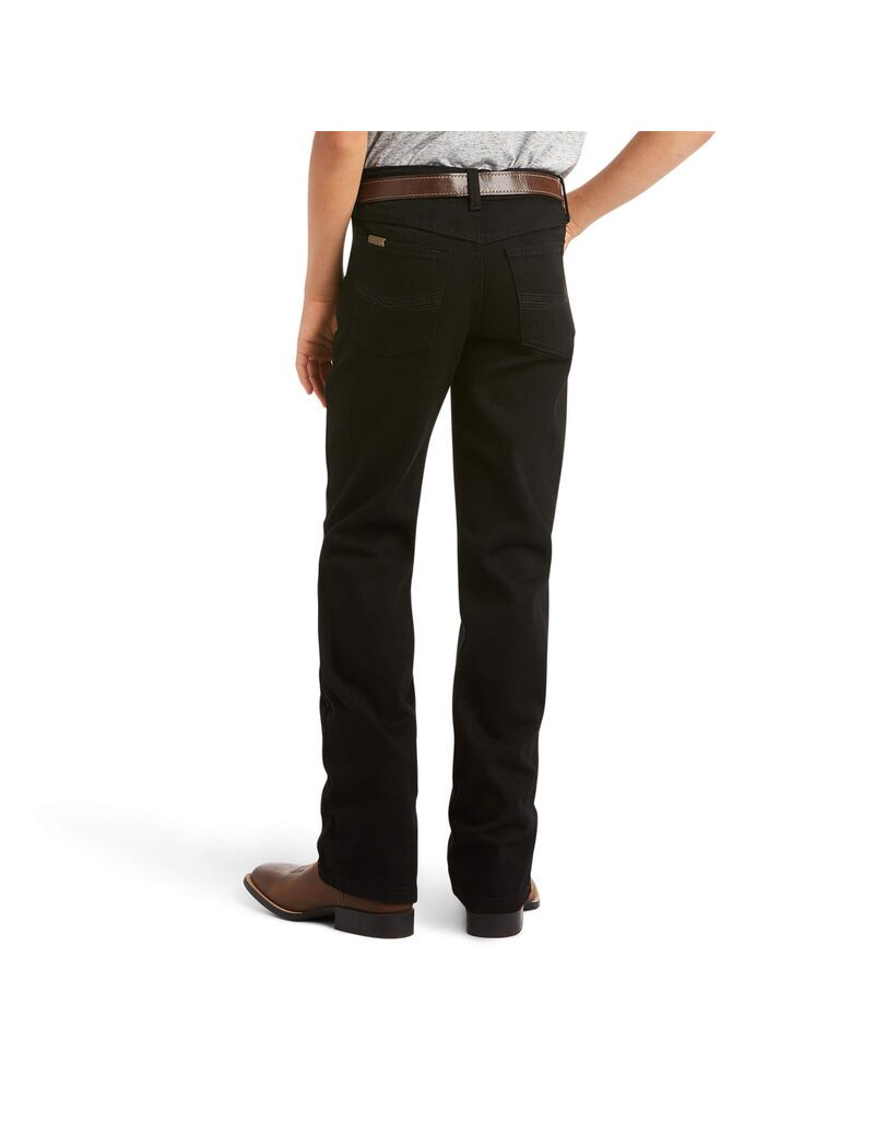 Jean Ariat B5 Slim Stretch Legacy Droit Noir Enfant | SFD-63313615