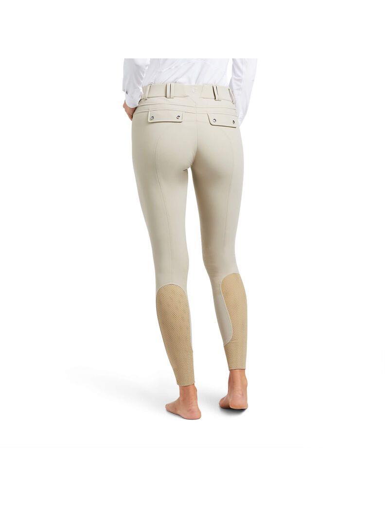 Pantalon Ariat Tri Factor Grip Knee Patch Breech Marron Femme | VIN-90996991