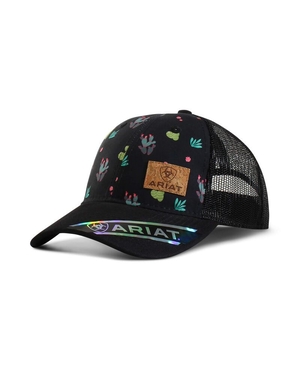 Casquettes Ariat Cactus print black Noir Femme | KYY-74300933