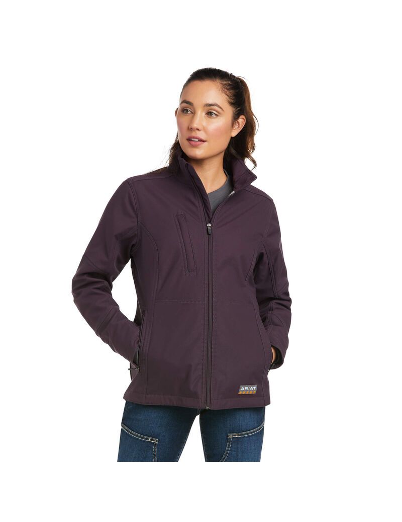 Vêtements De Travail Ariat Rebar Stretch Tela Softshell Jackets Violette Femme | GBH-36213486