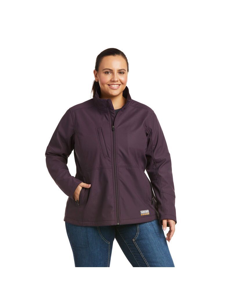 Vêtements De Travail Ariat Rebar Stretch Tela Softshell Jackets Violette Femme | GBH-36213486