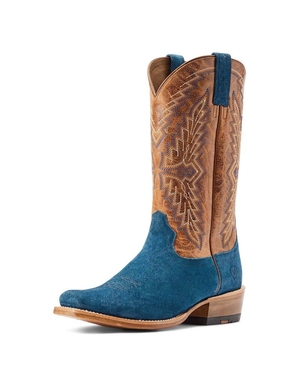 Bottes Western Ariat Futurity Showman Grise Bleu Homme | CCX-07867042