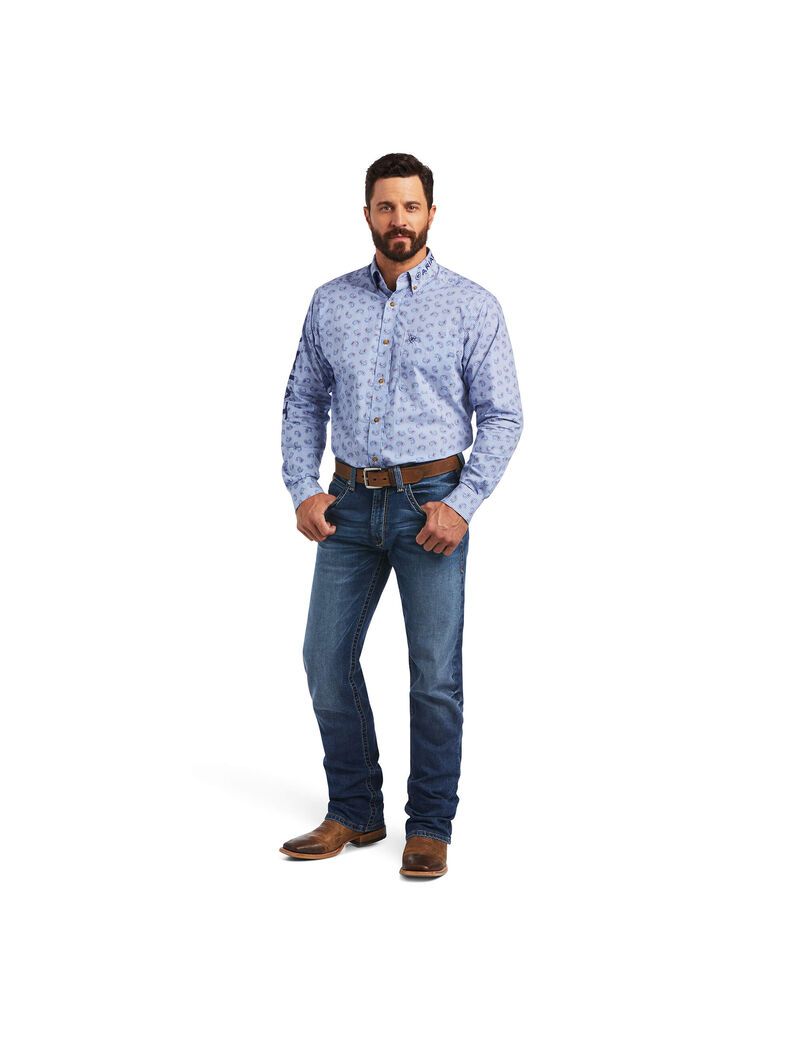 Chemises De Costume Ariat Team Farran Classiche Fit Multicolore Homme | DJX-55132028