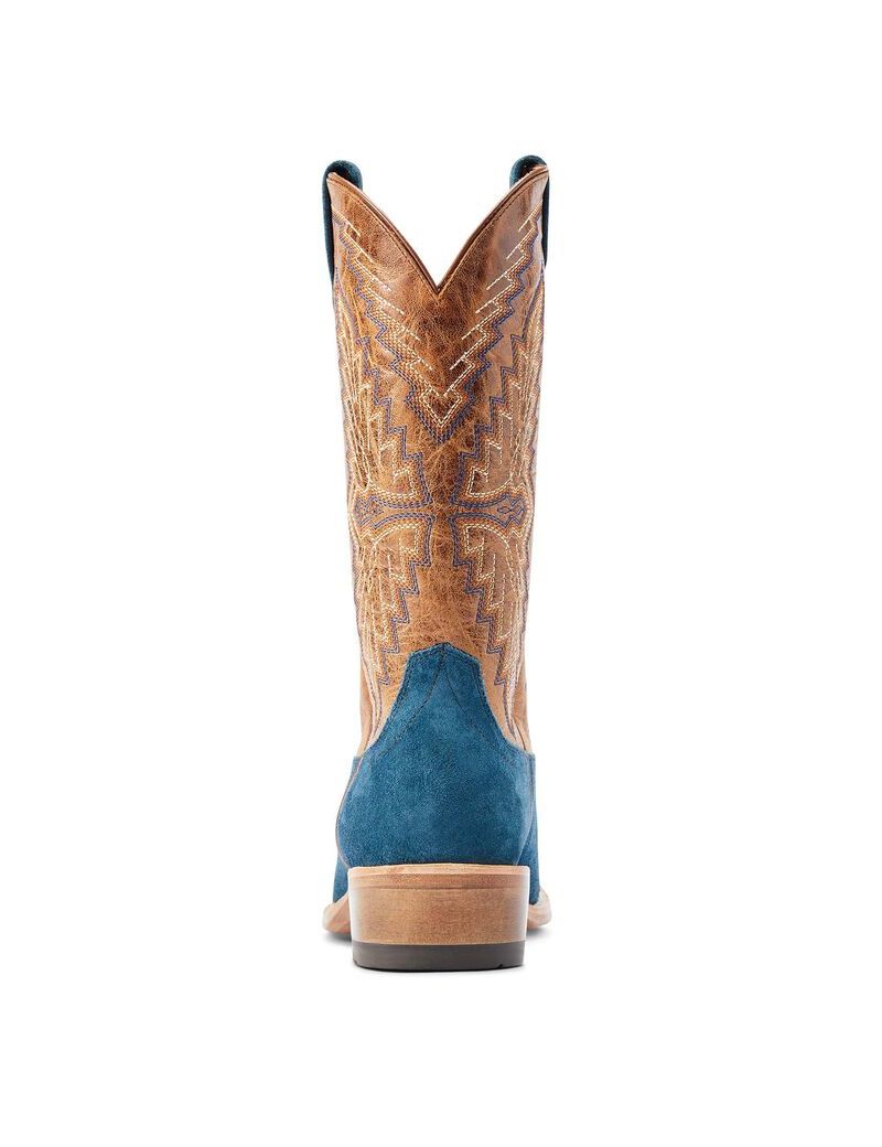 Bottes Western Ariat Futurity Showman Grise Bleu Homme | CCX-07867042