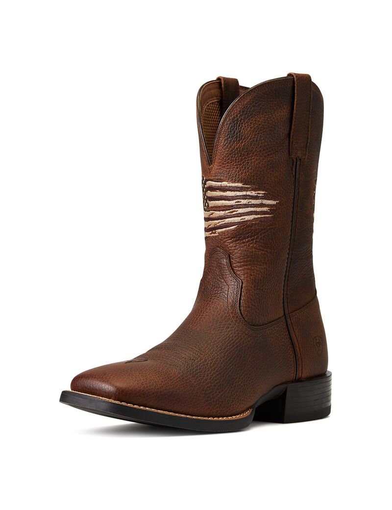 Bottes Western Ariat Sport All Country Marron Homme | RUN-30667427