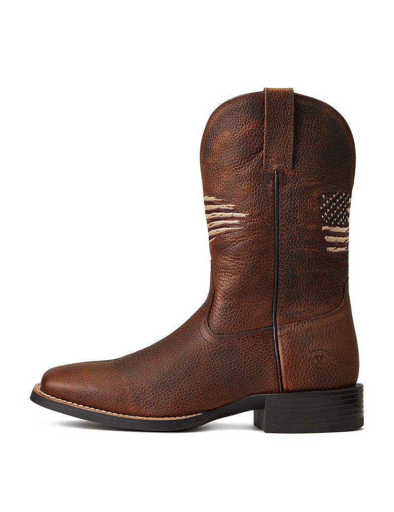 Bottes Western Ariat Sport All Country Marron Homme | RUN-30667427