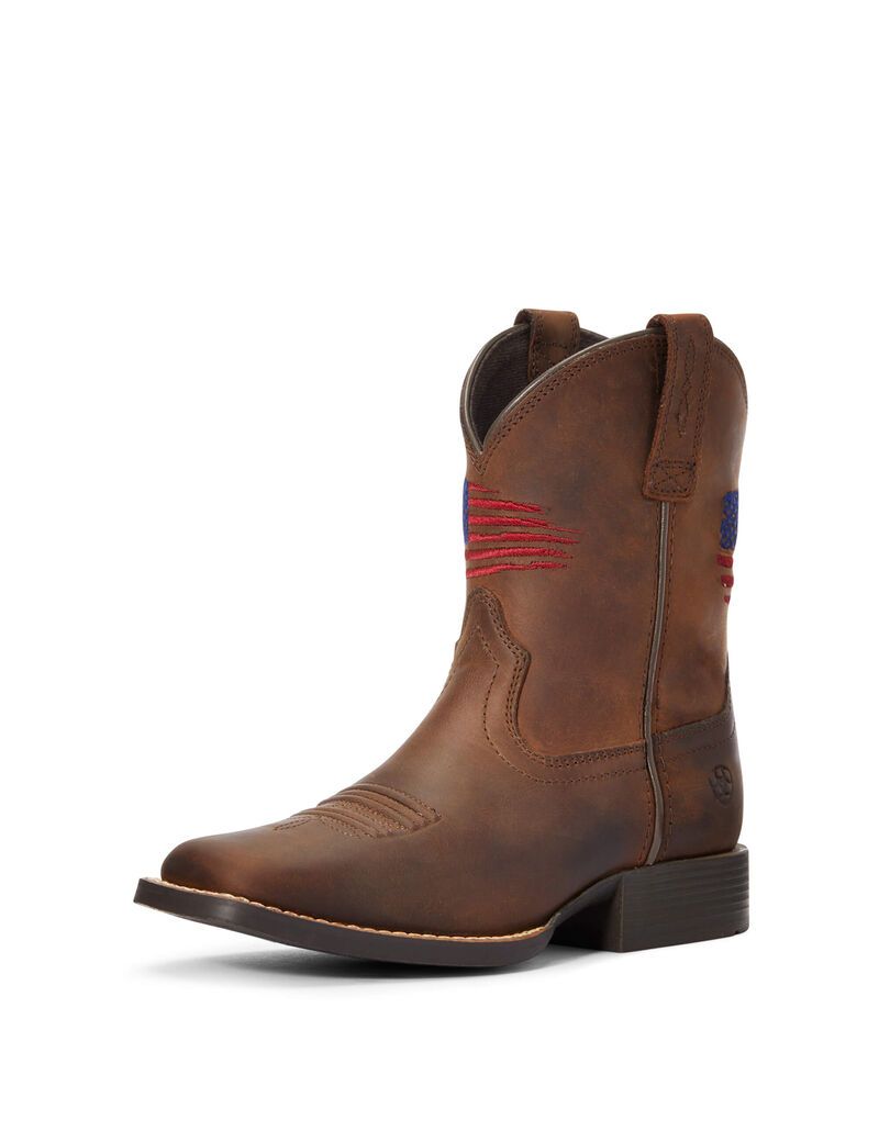 Bottes Western Ariat Patriot Ii Marron Enfant | WXH-02913136