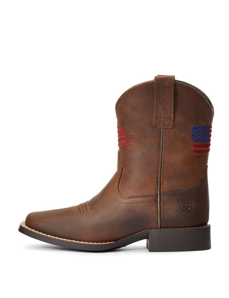 Bottes Western Ariat Patriot Ii Marron Enfant | WXH-02913136