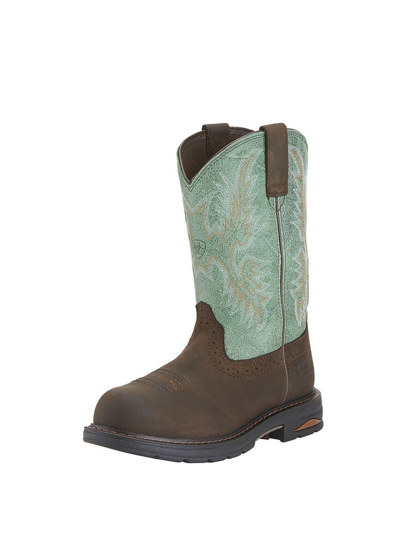 Bottes de Travail Ariat Tracey Imperméables Composite Embout Marron Femme | III-53517595