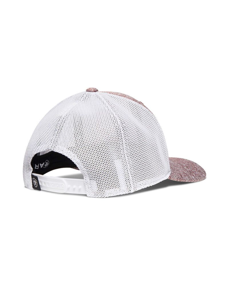 Casquettes Ariat Offset Shield Bordeaux Homme | KZU-40729872