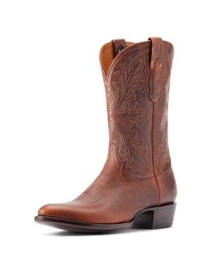 Bottes Western Ariat Bench Made James Marron Homme | NZK-75155743