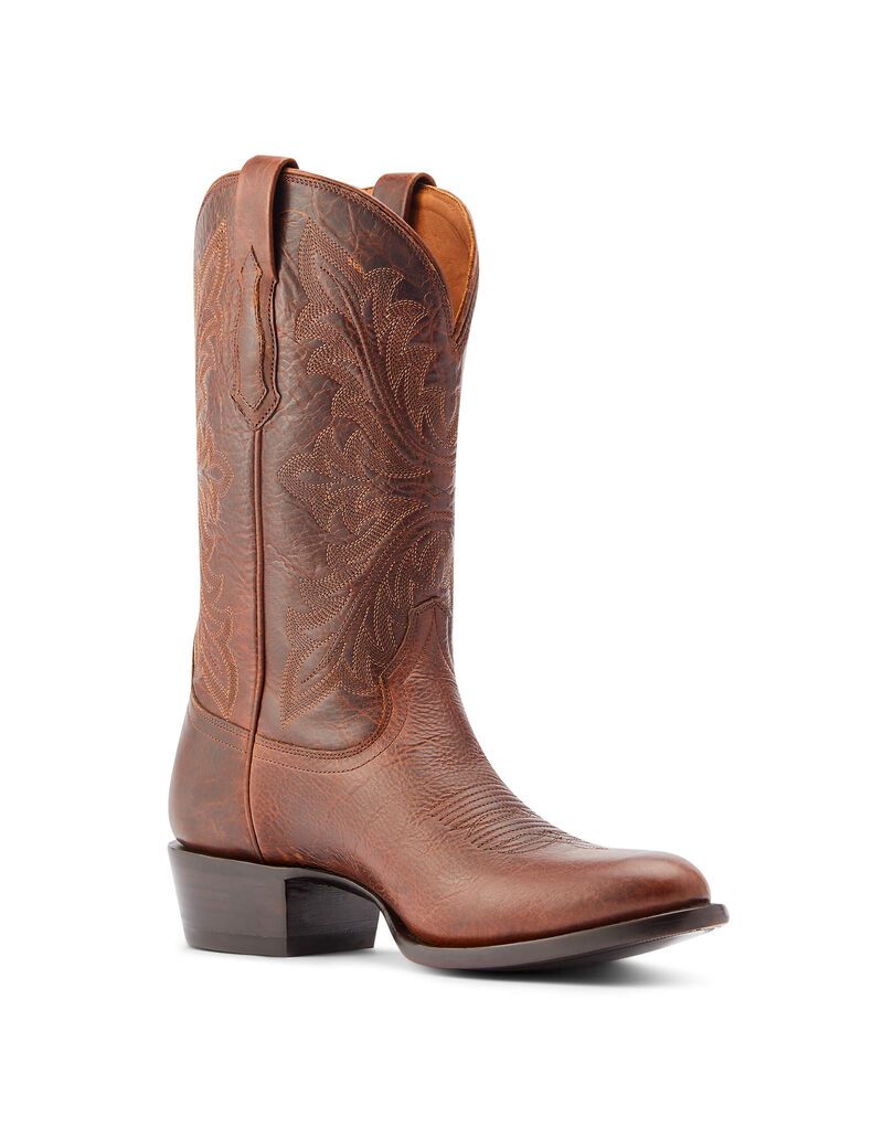 Bottes Western Ariat Bench Made James Marron Homme | NZK-75155743