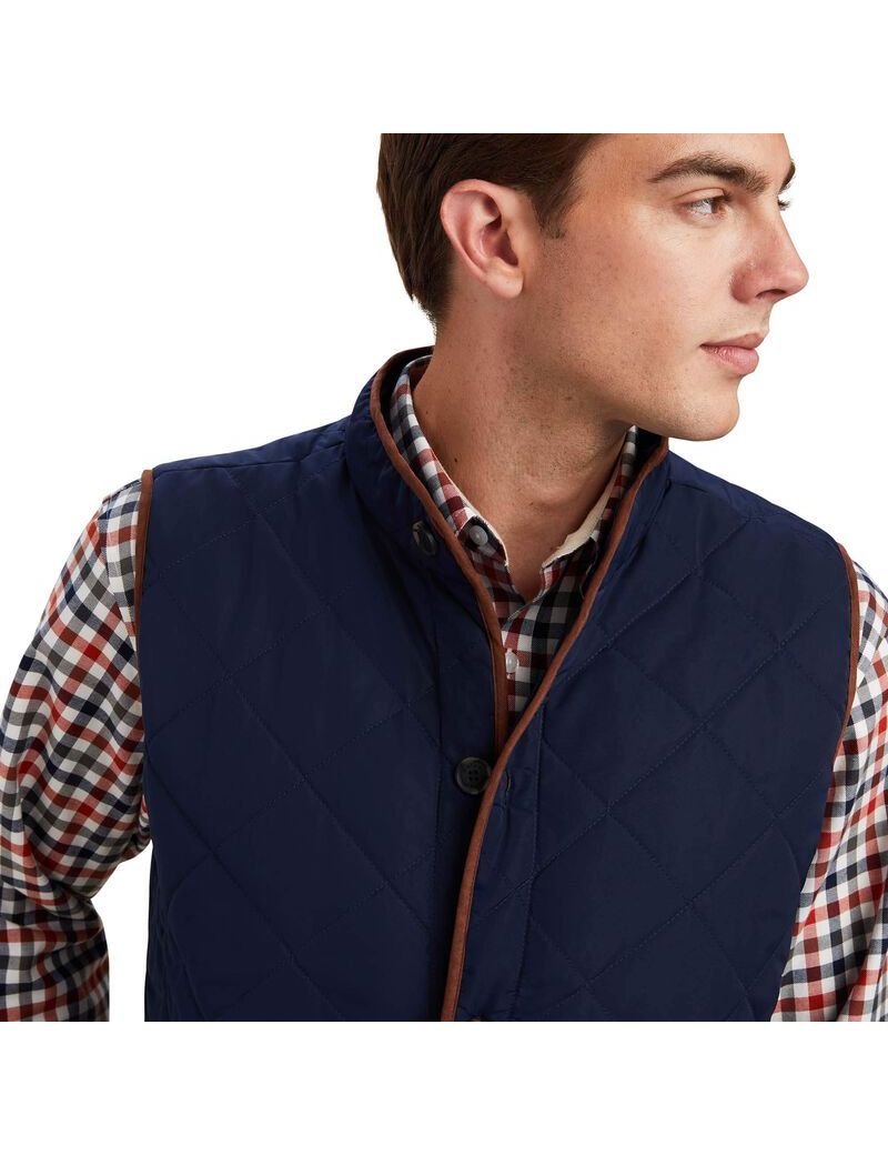 Gilet Ariat Woodside Bleu Marine Homme | IOT-15368966