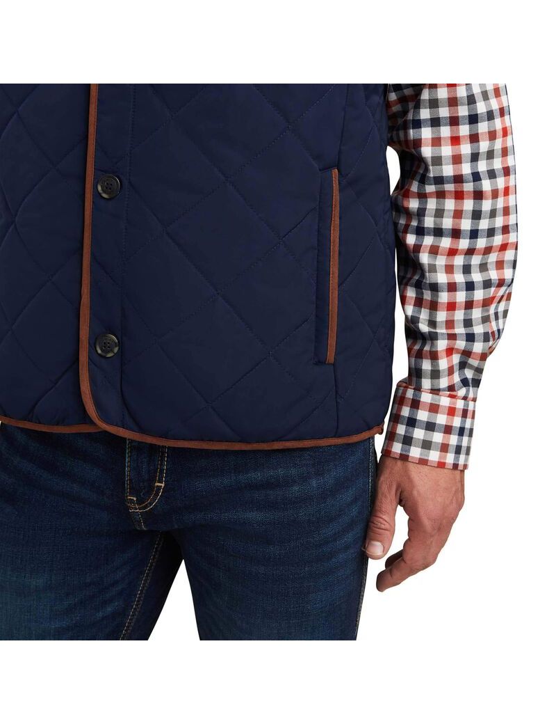 Gilet Ariat Woodside Bleu Marine Homme | IOT-15368966