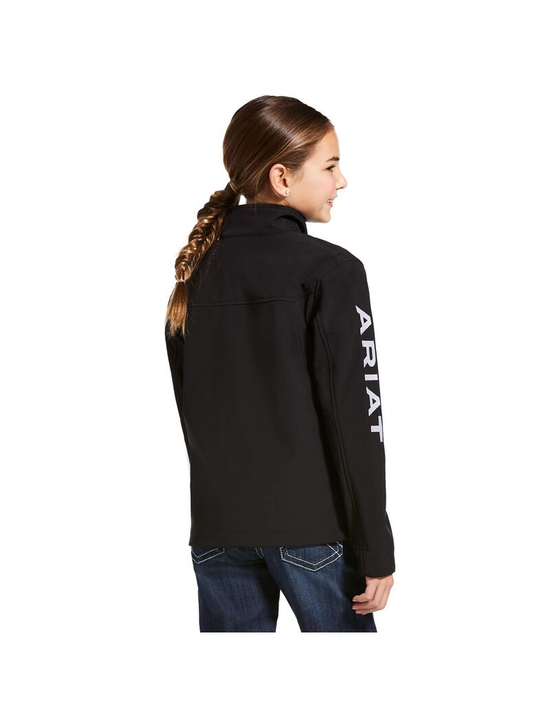 Vestes Ariat New Team Softshell Noir Enfant | GBA-22566484