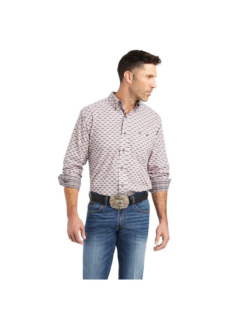 Chemises De Costume Ariat Relentless Superior Stretch Classiche Fit Violette Homme | YPB-54123005