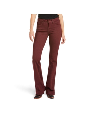 Jean Ariat Slim Trouser Ella Larges Leg Rose Femme | UPD-06528759