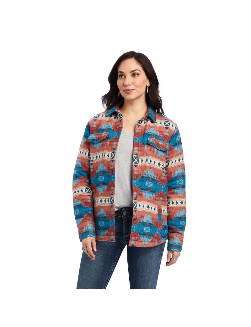 Vestes Ariat Shacket Shirt Multicolore Femme | CJG-49267441