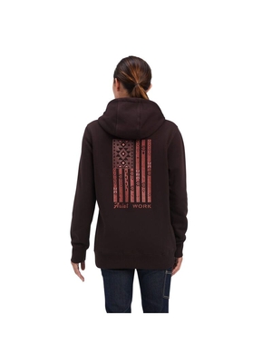 Vêtements De Travail Ariat Rebar Aztec Flag Graphique Hoodie Multicolore Femme | IJZ-44305049