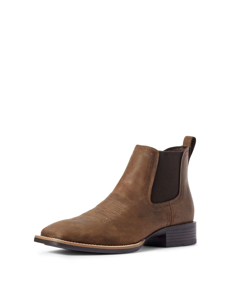 Bottines Chelsea Ariat Booker Ultra Western Marron Homme | PSO-69018745