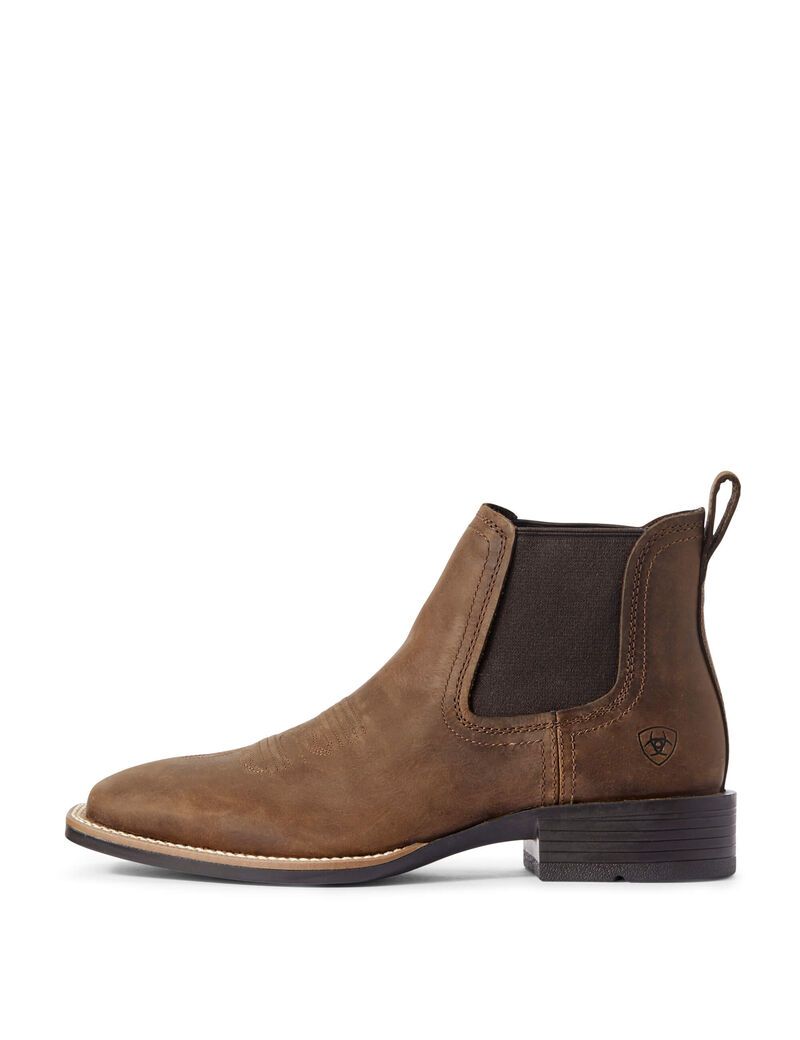 Bottines Chelsea Ariat Booker Ultra Western Marron Homme | PSO-69018745