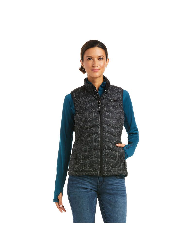 Gilet Ariat Ideal 3.0 Reflective Noir Femme | OYA-51810977