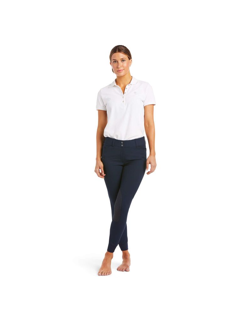 Pantalon Ariat Prelude Knee Patch Breech Bleu Marine Femme | MYJ-31532570