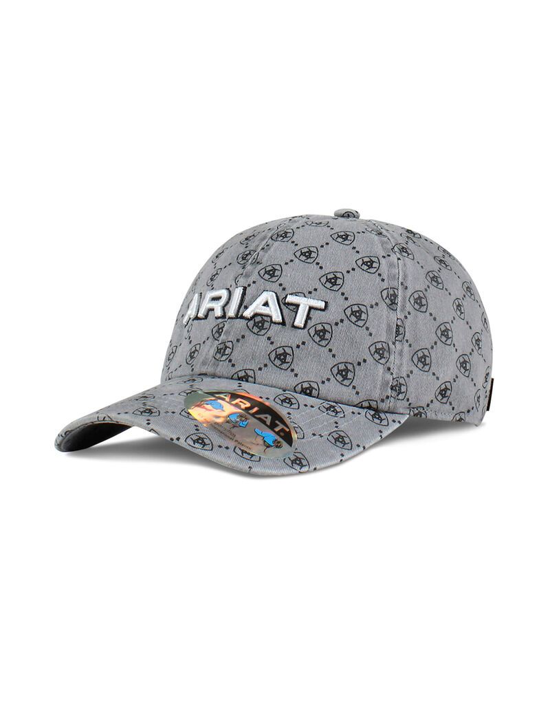 Casquettes Ariat Shield logo print Grise Femme | ZST-34951568