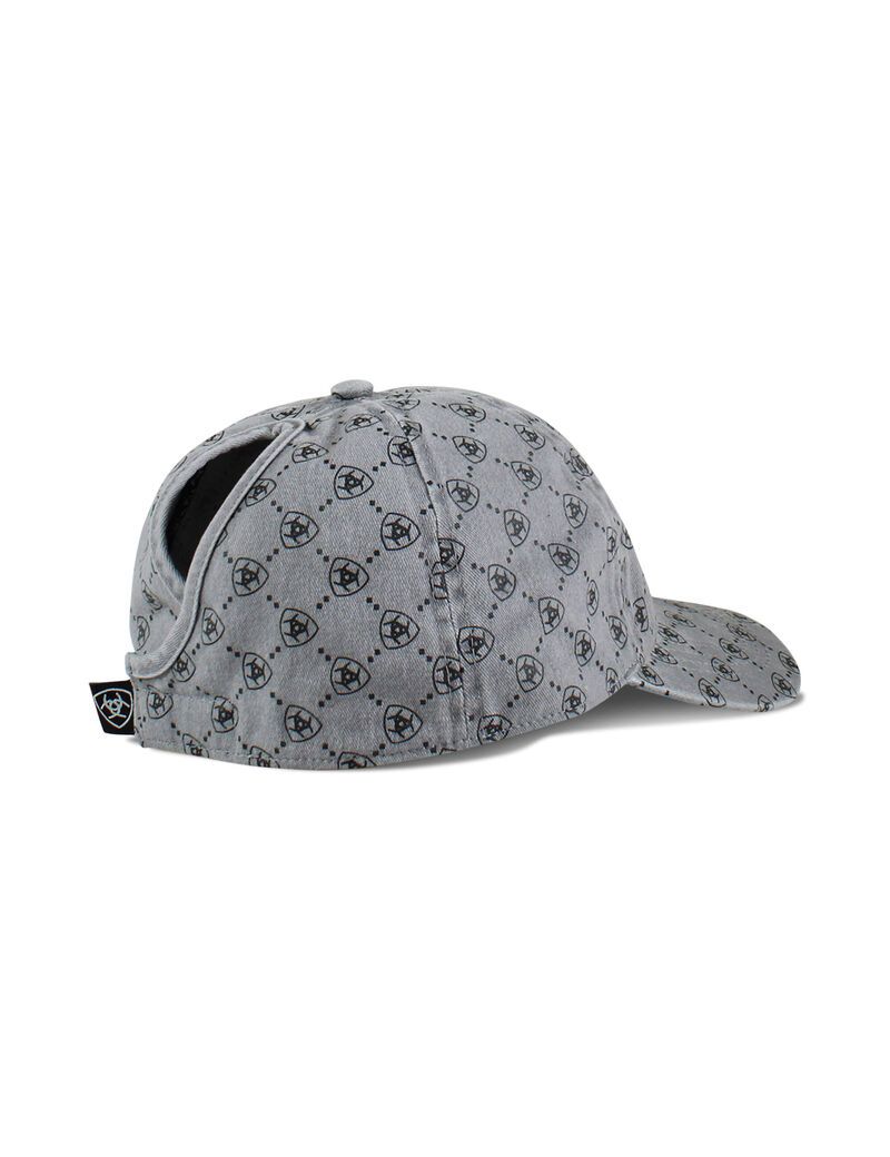 Casquettes Ariat Shield logo print Grise Femme | ZST-34951568