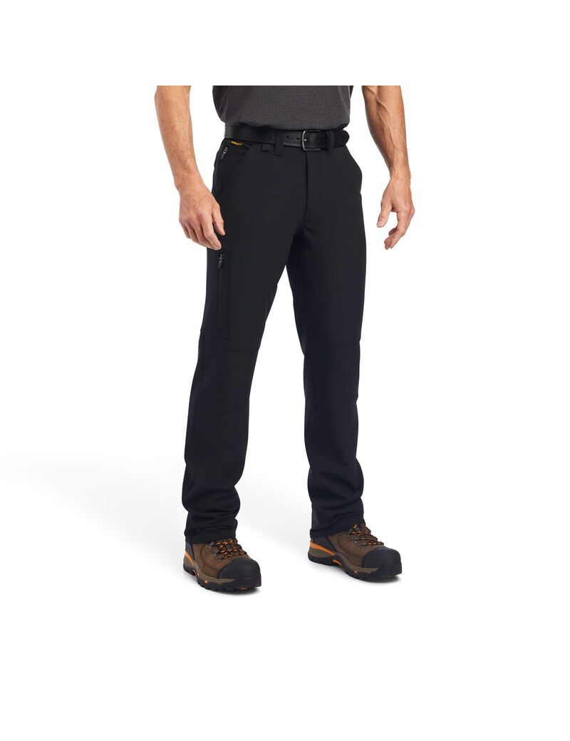 Pantalon Ariat Rebar M5 Droit DuraStretch DriTEK Softshell Droit Noir Homme | BGJ-73567570