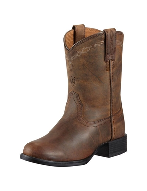 Bottes Western Ariat Heritage Roper Marron Enfant | NSL-01206041