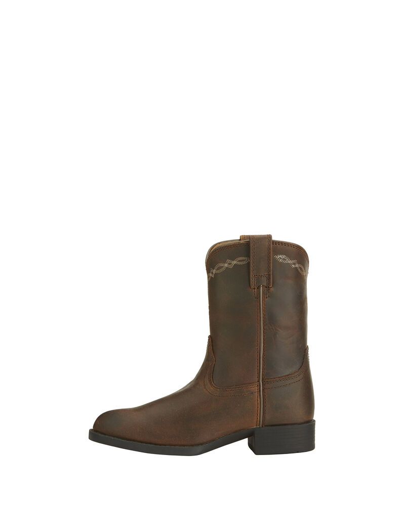 Bottes Western Ariat Heritage Roper Marron Enfant | NSL-01206041