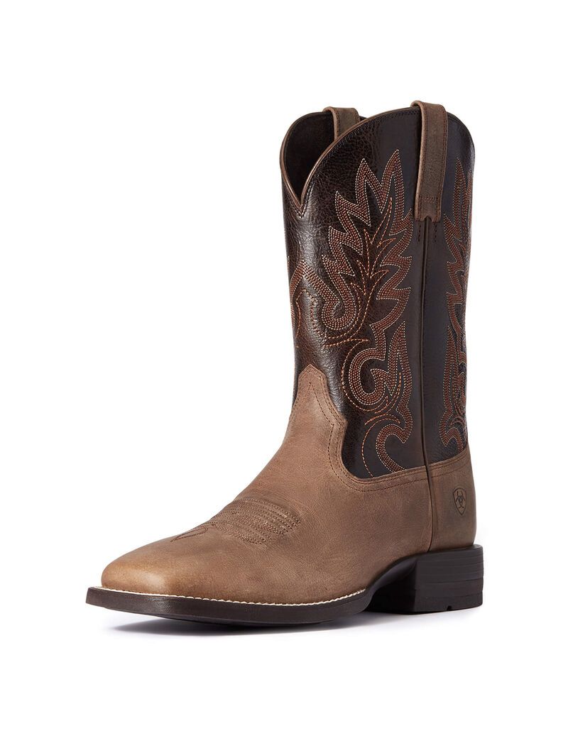 Bottes Western Ariat Layton Marron Homme | ZBD-47783835