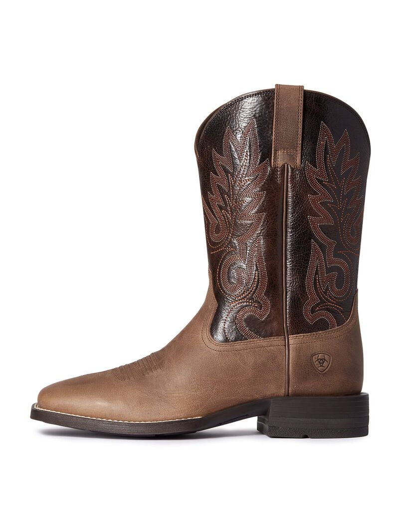 Bottes Western Ariat Layton Marron Homme | ZBD-47783835