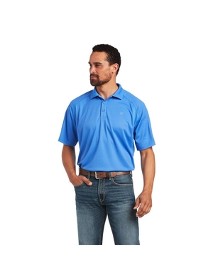 Polos Ariat AC Bleu Homme | PTC-64060544