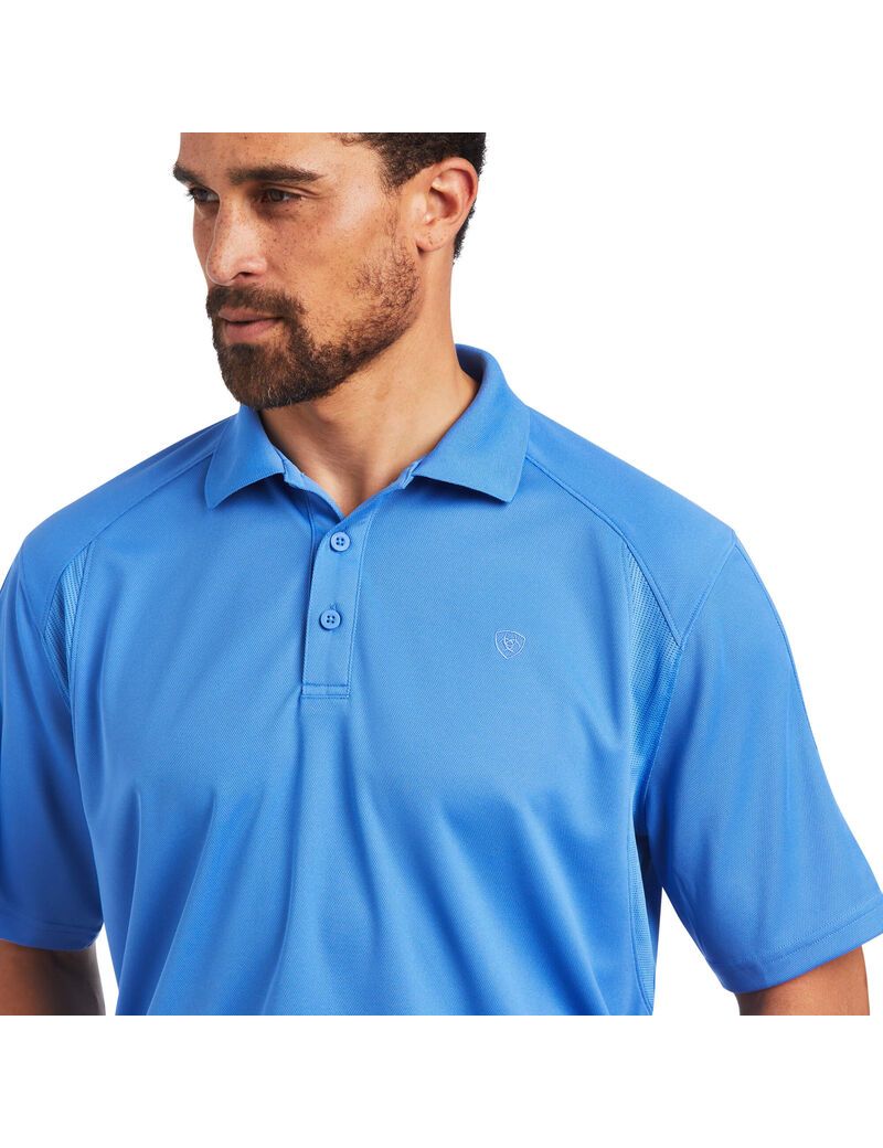 Polos Ariat AC Bleu Homme | PTC-64060544