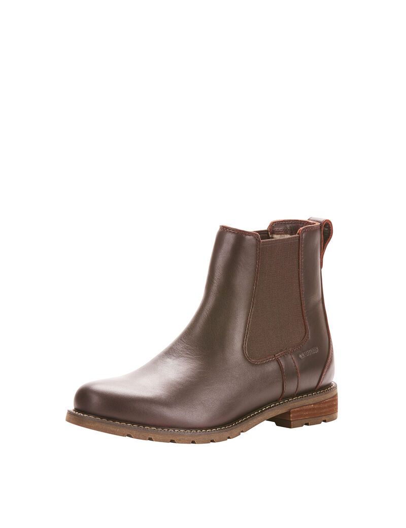 Bottines Ariat Wexford Imperméables Marron Foncé Femme | QIB-96950861