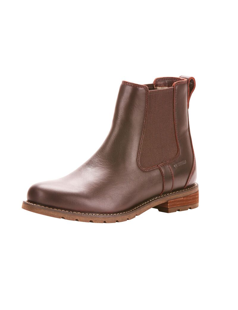 Bottines Ariat Wexford Imperméables Marron Foncé Femme | QIB-96950861