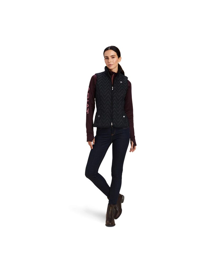 Gilet Ariat Ashley Insulated Noir Femme | XOE-52001825