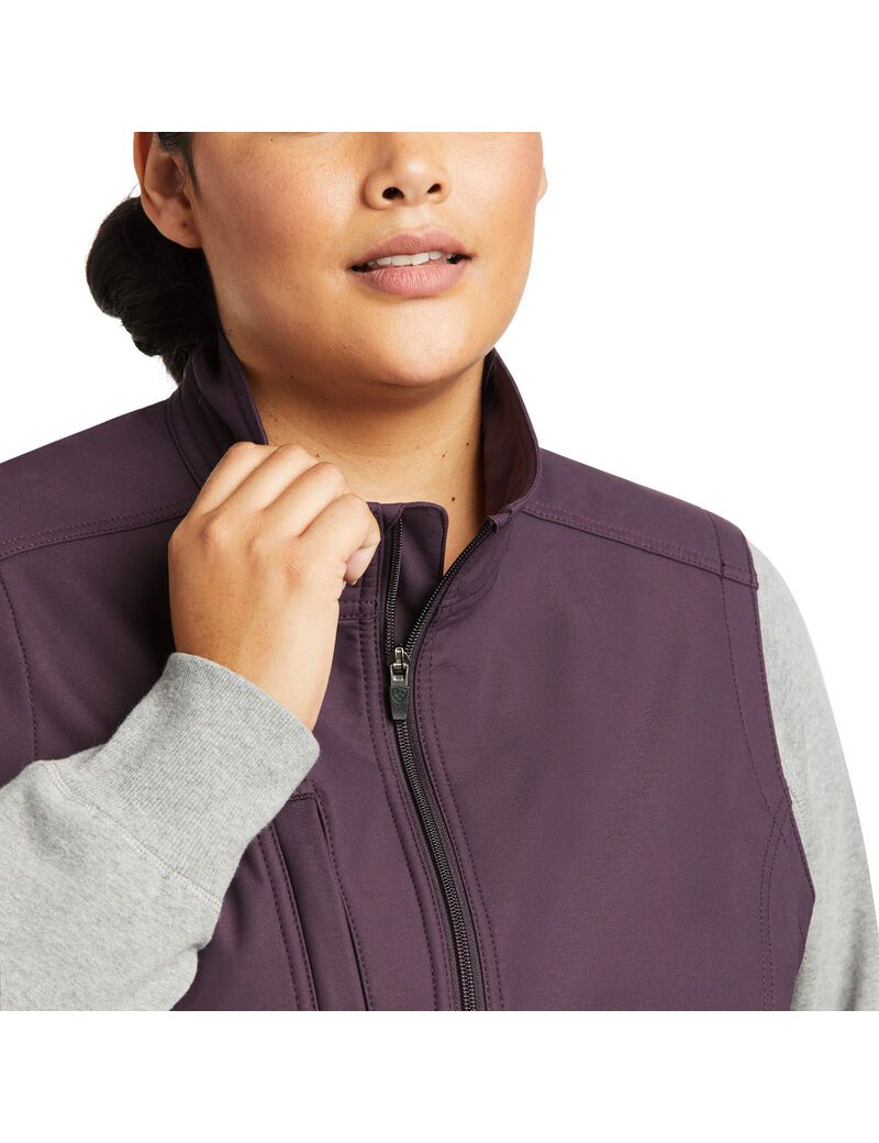 Vêtements De Travail Ariat Rebar Stretch Tela Softshell Vest Violette Femme | GDC-91662557