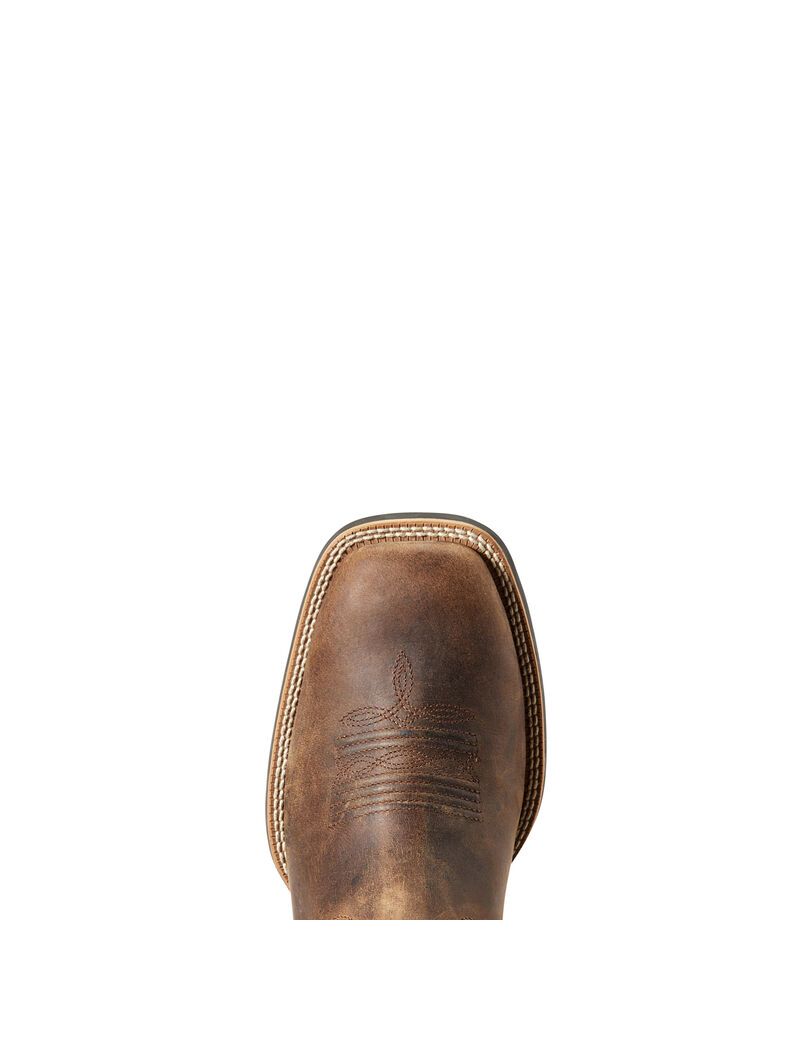 Bottes Western Ariat Sport Larges Square Embout Marron Homme | VYQ-93081881