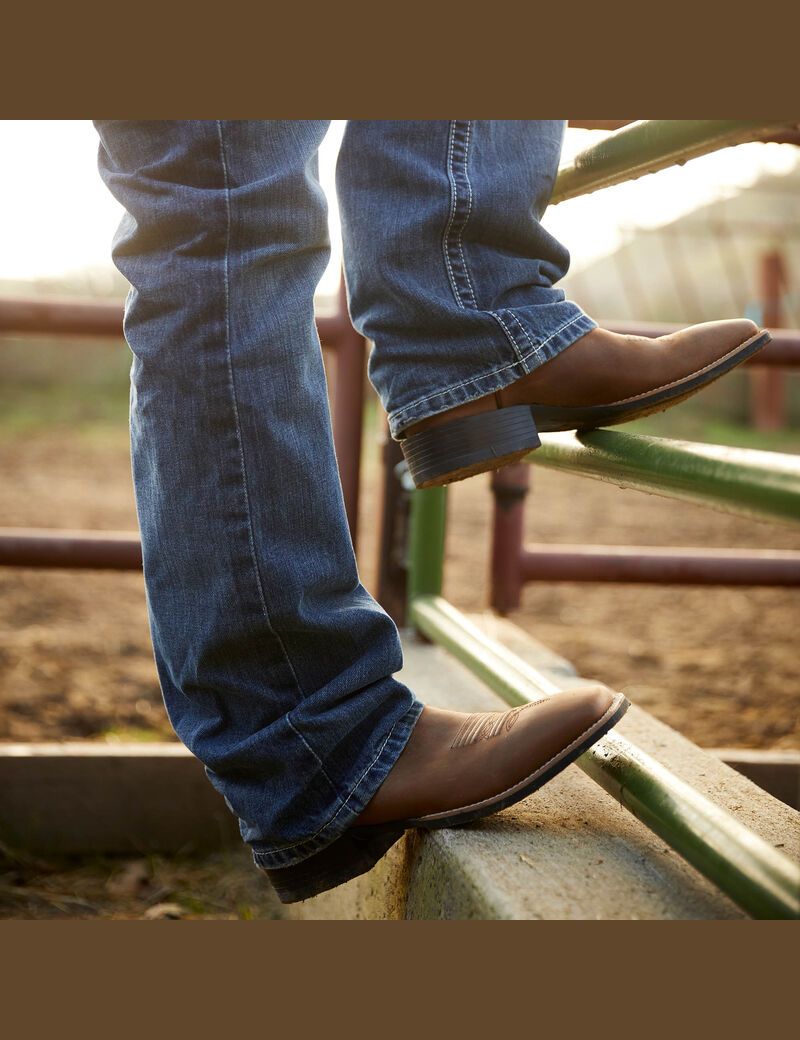 Bottes Western Ariat Sport Larges Square Embout Marron Homme | VYQ-93081881